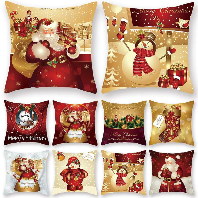 Capas de Almofadas de Natal 45x45cm