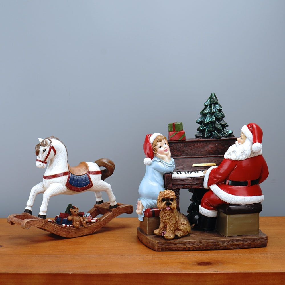 Enfeite de Natal em Resina Noel Pintor Soldadinho Cromus Decorativo