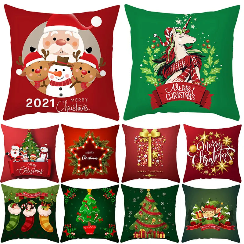 Capas de Almofadas de Natal 45x45cm
