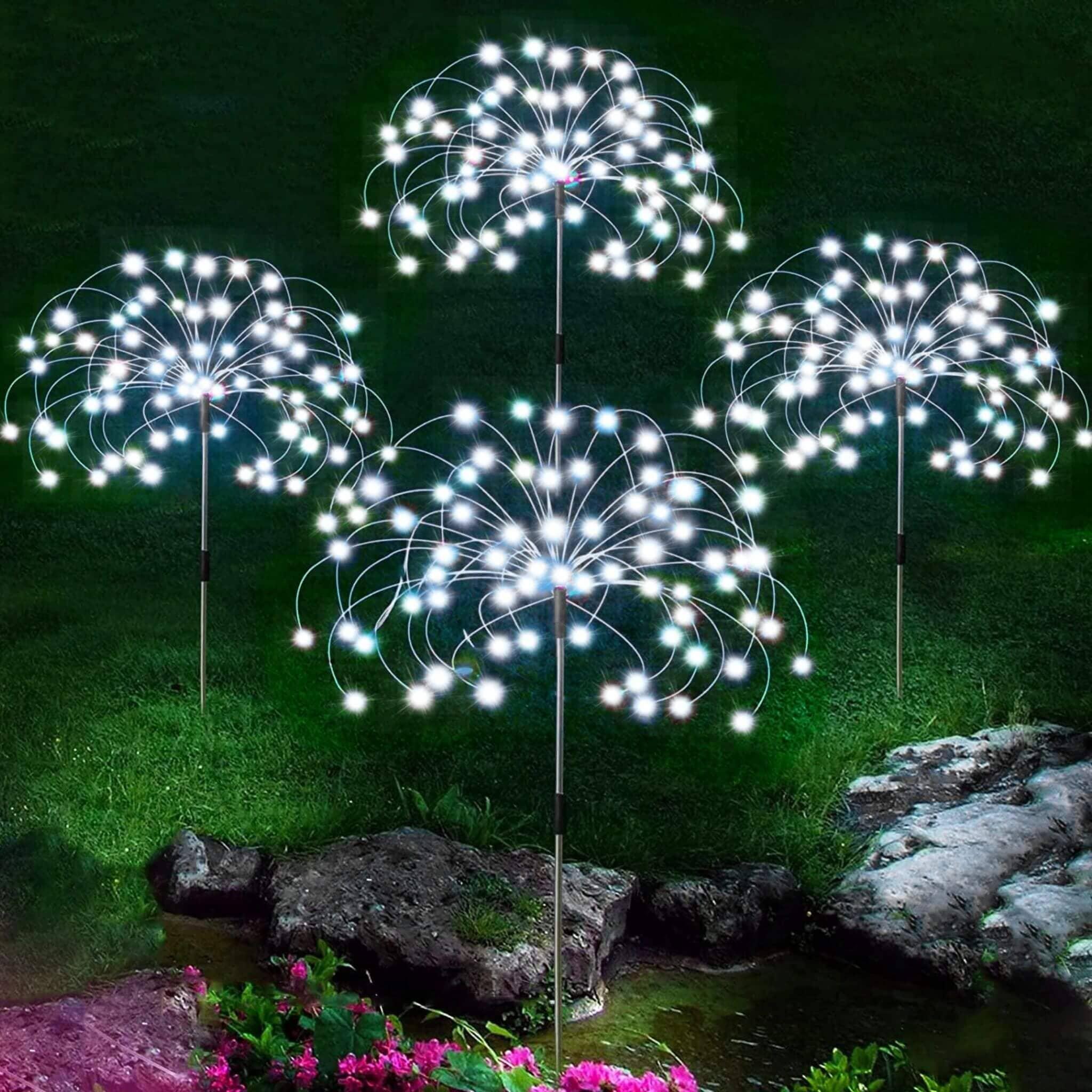 Led Solar Fogos de Artifício - Luzes de natal