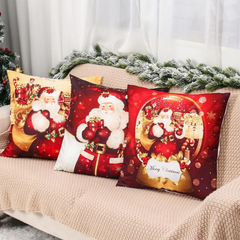 Capas de Almofadas de Natal 45x45cm