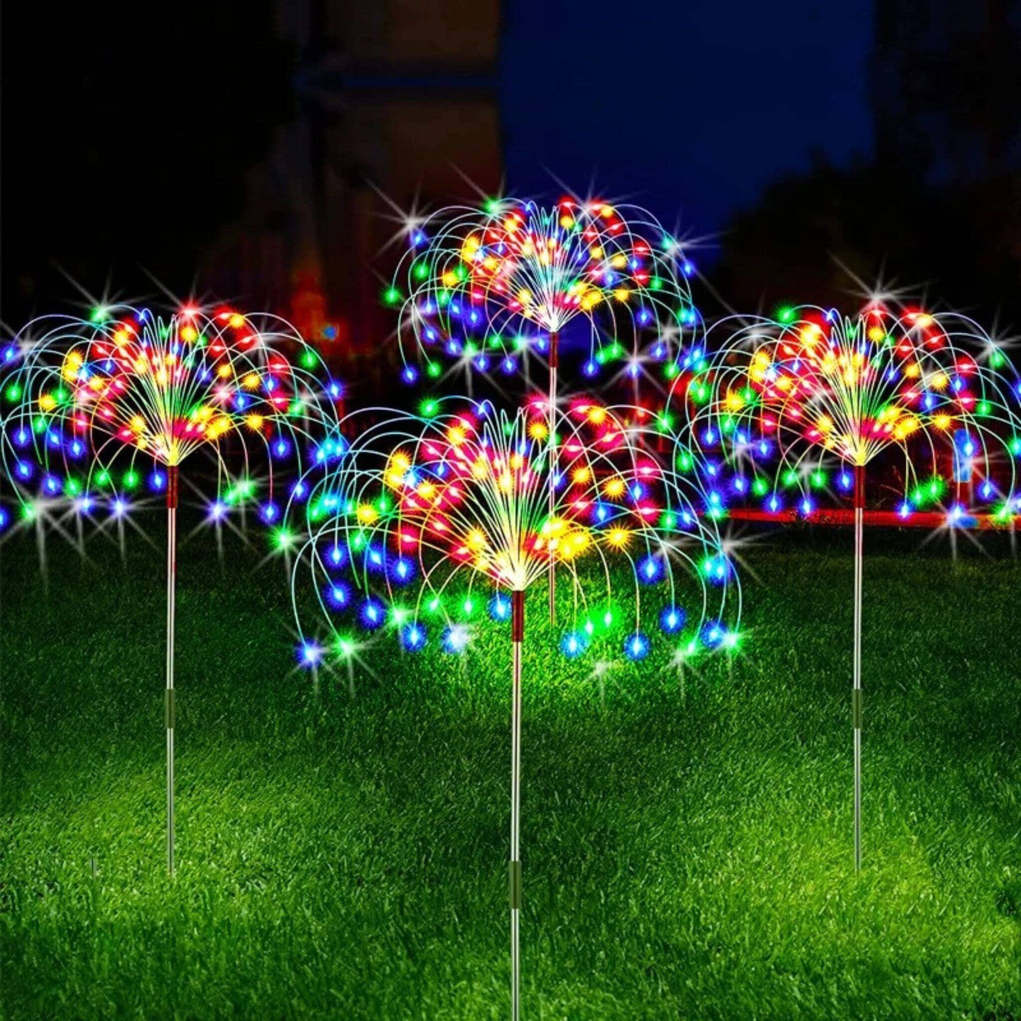 Led Solar Fogos de Artifício -  Luzes de natal