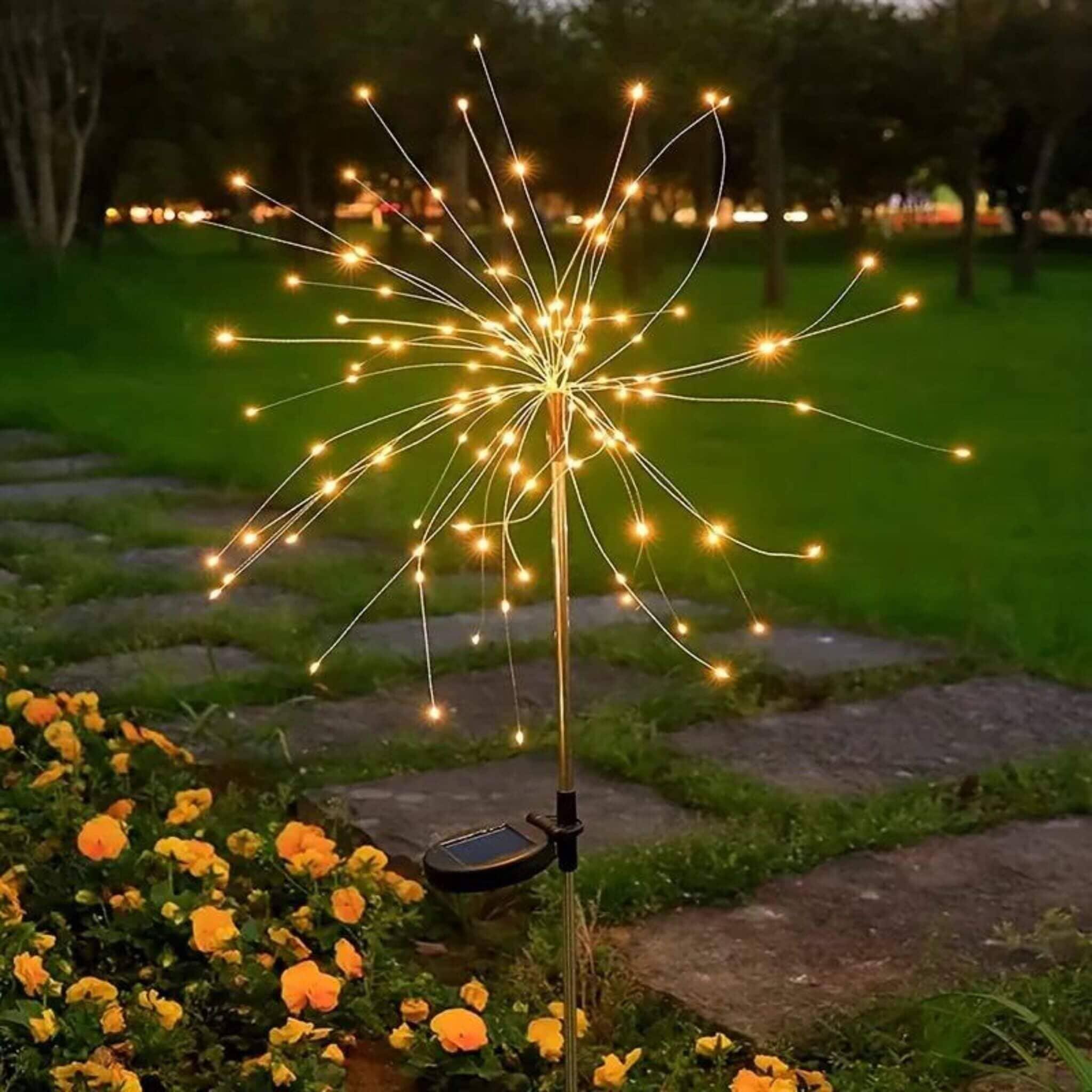 Led Solar Fogos de Artifício -  Luzes de natal